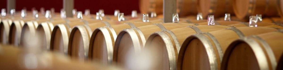 The barrel cellar at Grand Puy Lacoste